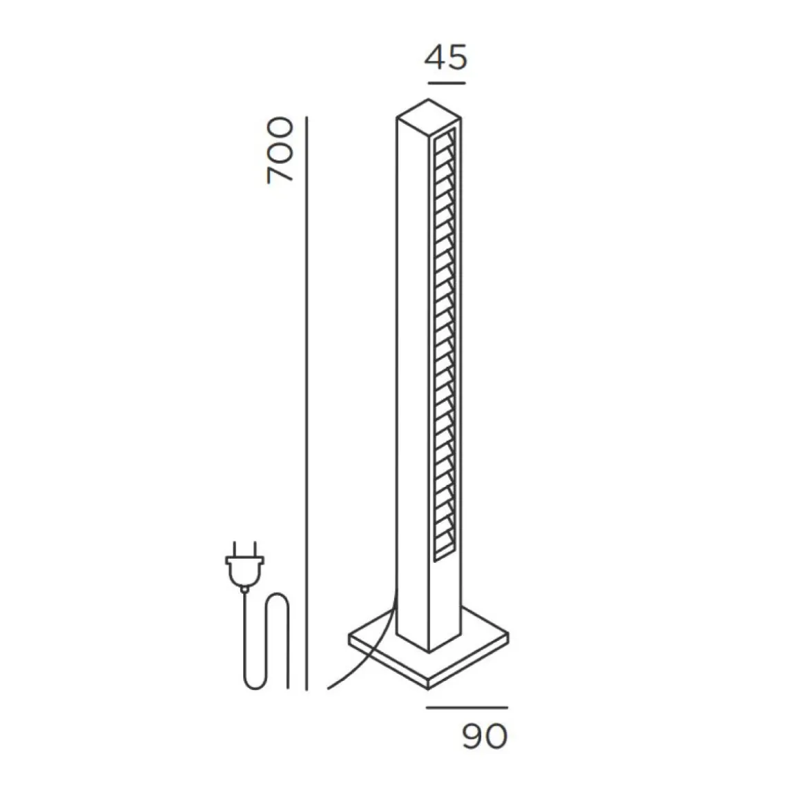 IP44.DE Lin Base LED Pollerleuchte