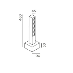IP44.DE Lin LED Pollerleuchte