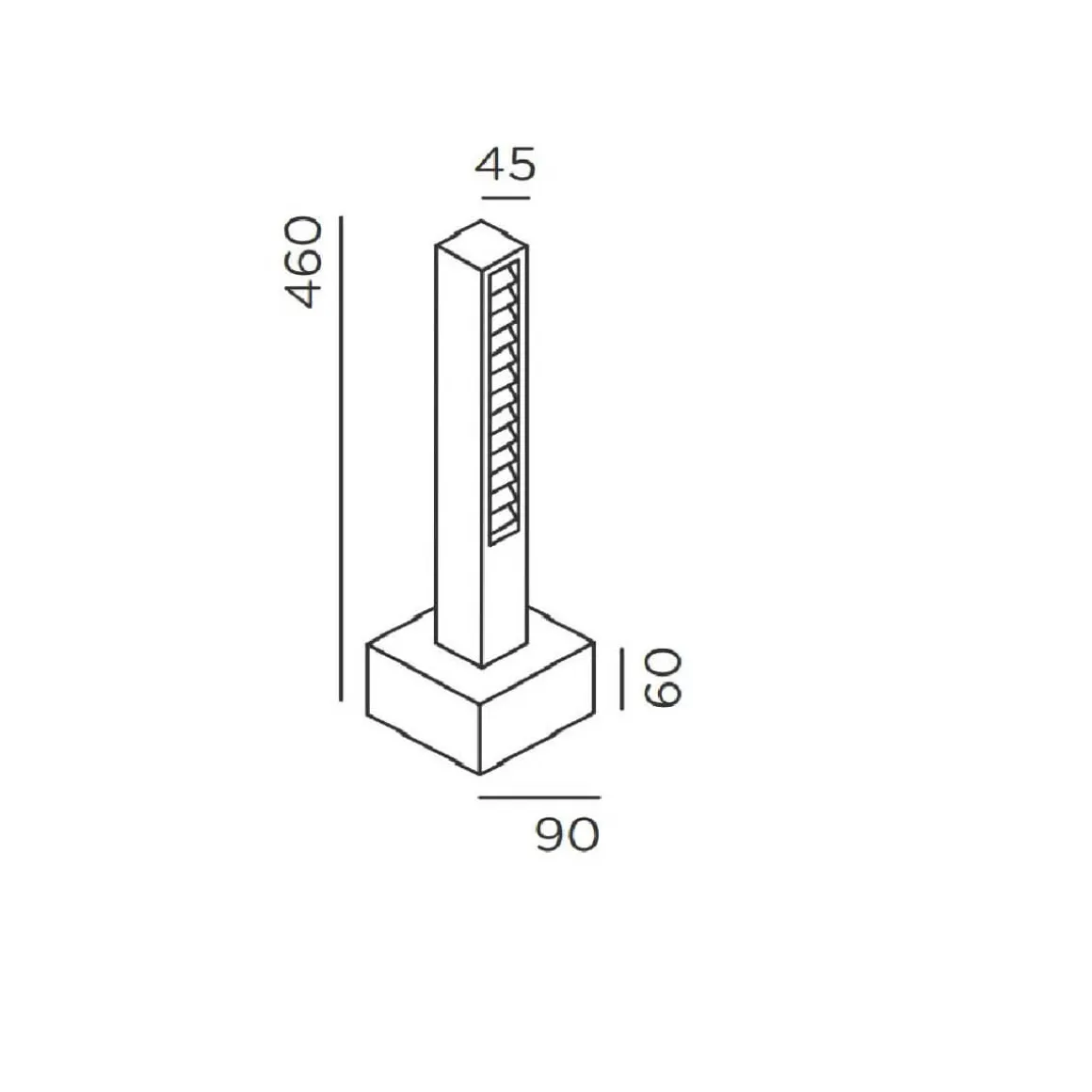 IP44.DE Lin LED Pollerleuchte