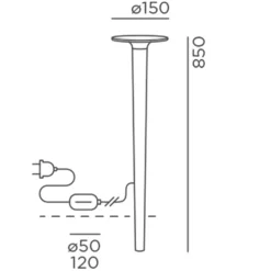 IP44.DE Lix spike plug LED Erdspießleuchte