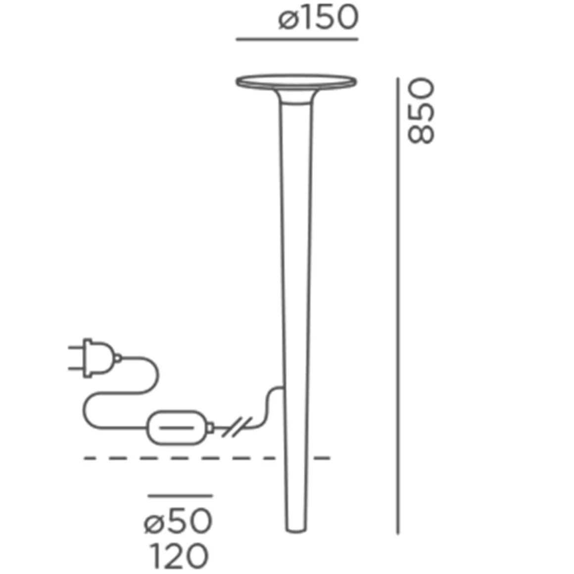 IP44.DE Lix spike plug LED Erdspießleuchte