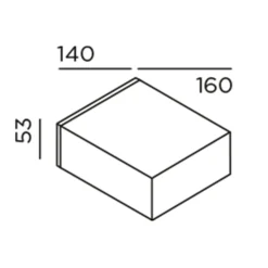 IP44.DE Luci Down LED Außenwandleuchte