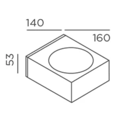 IP44.DE Luci LED Außenwandleuchte