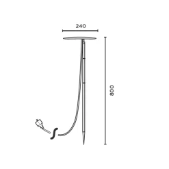 IP44.DE Pad LED Erdspießleuchte Connect