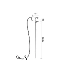 IP44.DE Piek 100 LED Spießstrahler