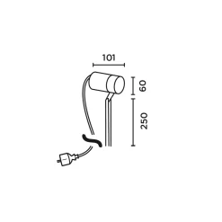 IP44.DE Piek 25 LED Spießstrahler Connect