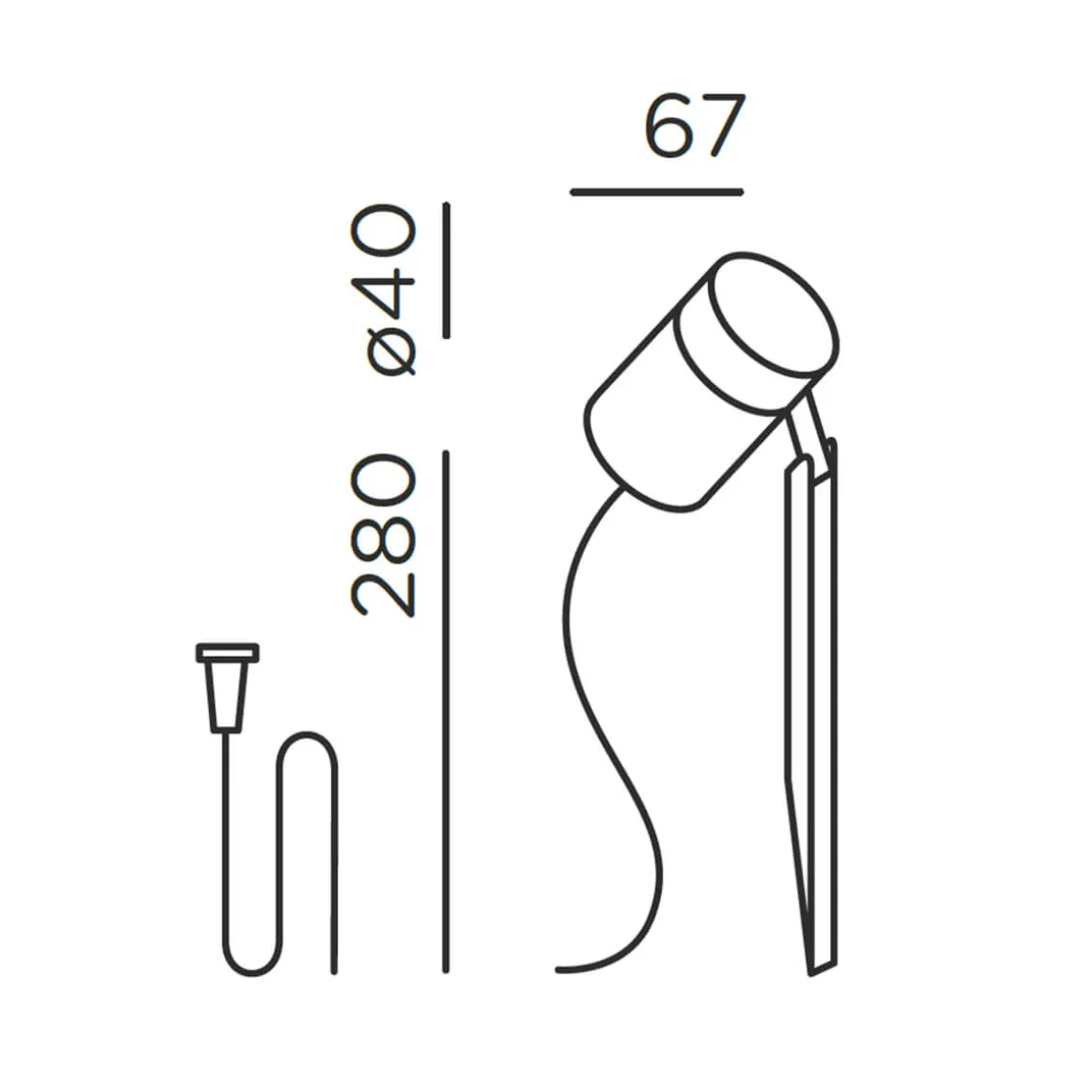 IP44.DE Piek mini solar join LED Solarleuchte mit Erdspieß