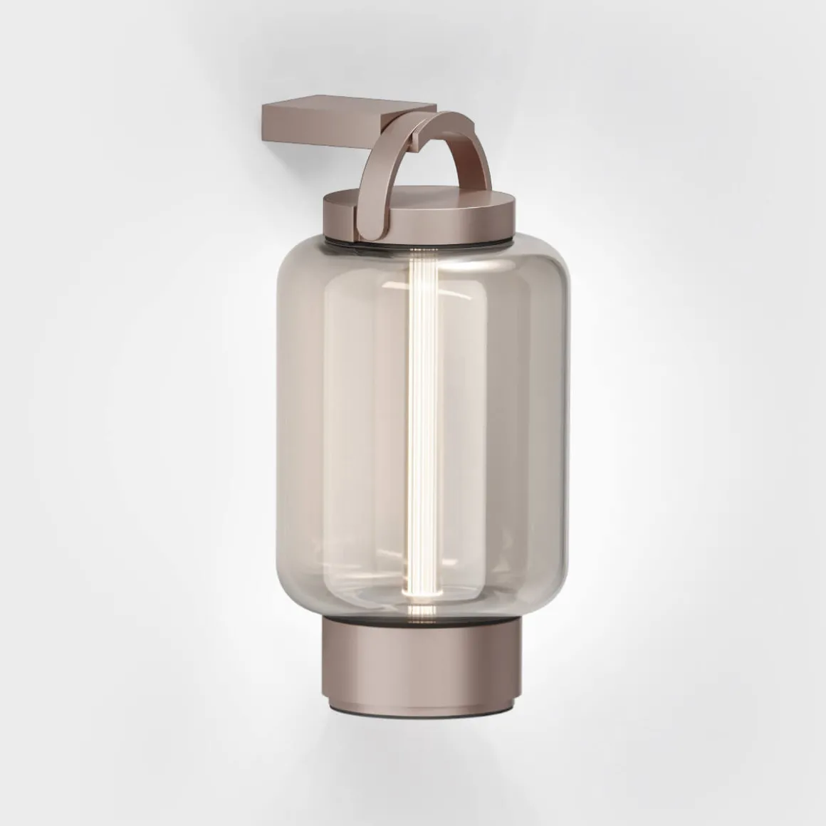 IP44.DE Qu LED Akkuleuchte mit Hook Wandhalterung