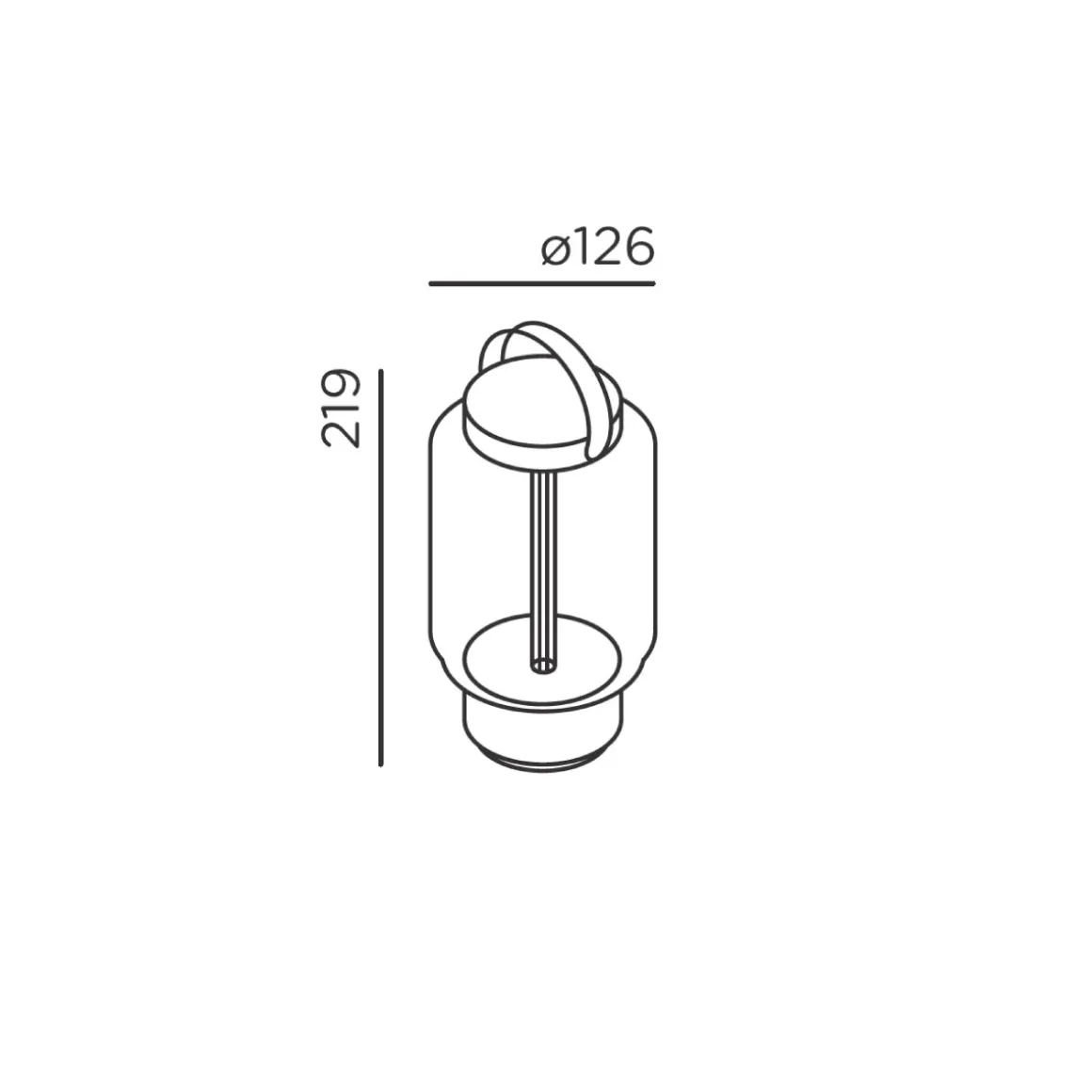 IP44.DE Qu LED Akkuleuchte mit Hook Wandhalterung