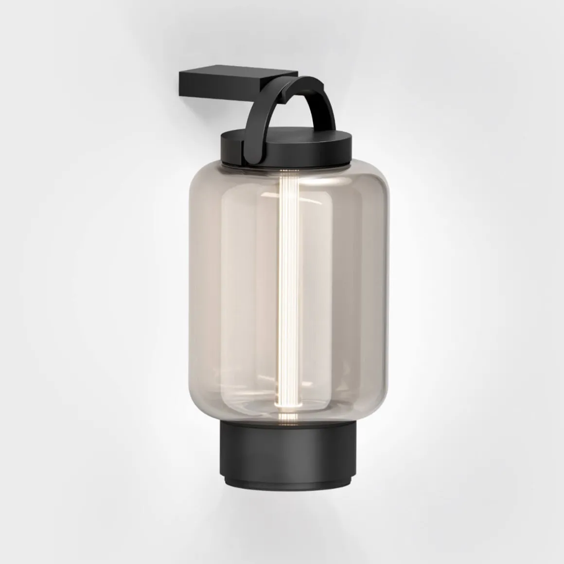 IP44.DE Qu LED Akkuleuchte mit Hook Wandhalterung