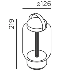 IP44.DE Qu LED Akkuleuchte mit Pin Erdspieß