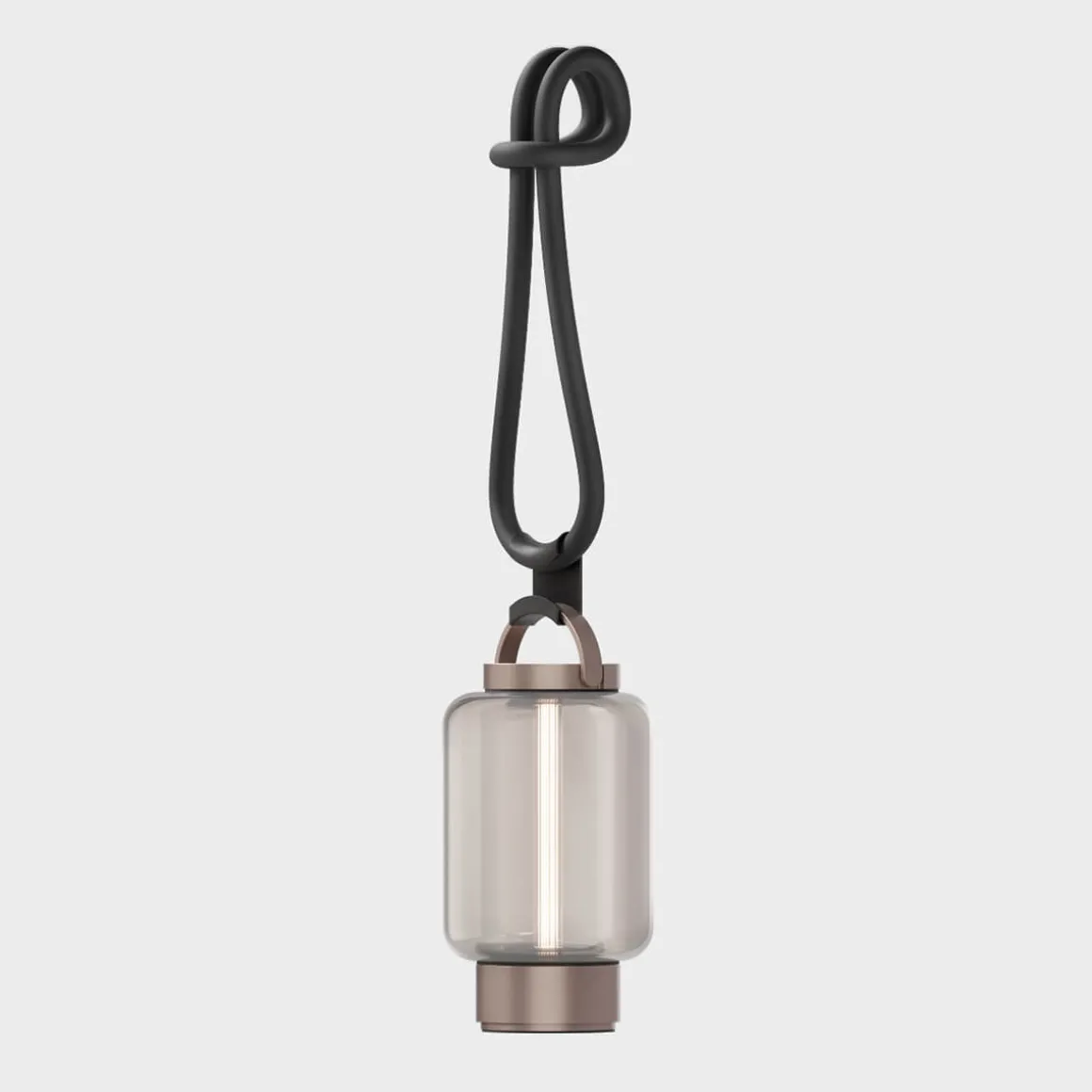 IP44.DE Qu LED Akkuleuchte mit Rope Aufhängung