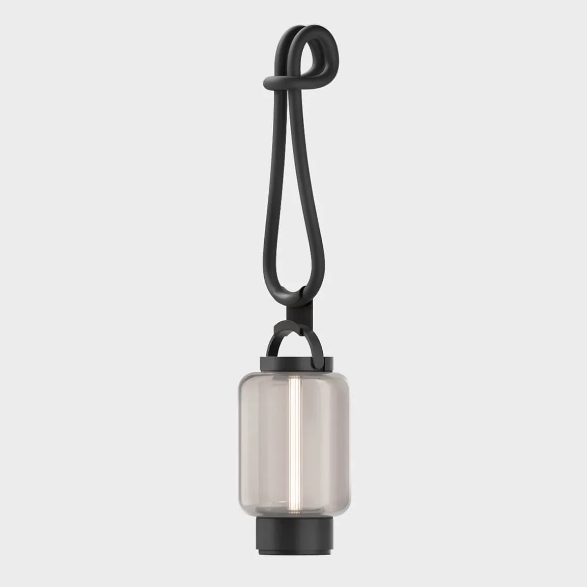 IP44.DE Qu LED Akkuleuchte mit Rope Aufhängung