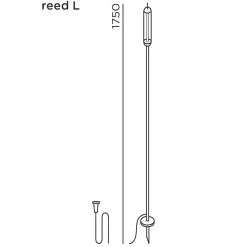 IP44.DE Reed solar join LED Solarleuchte inkl. Solar panel L und Verteiler