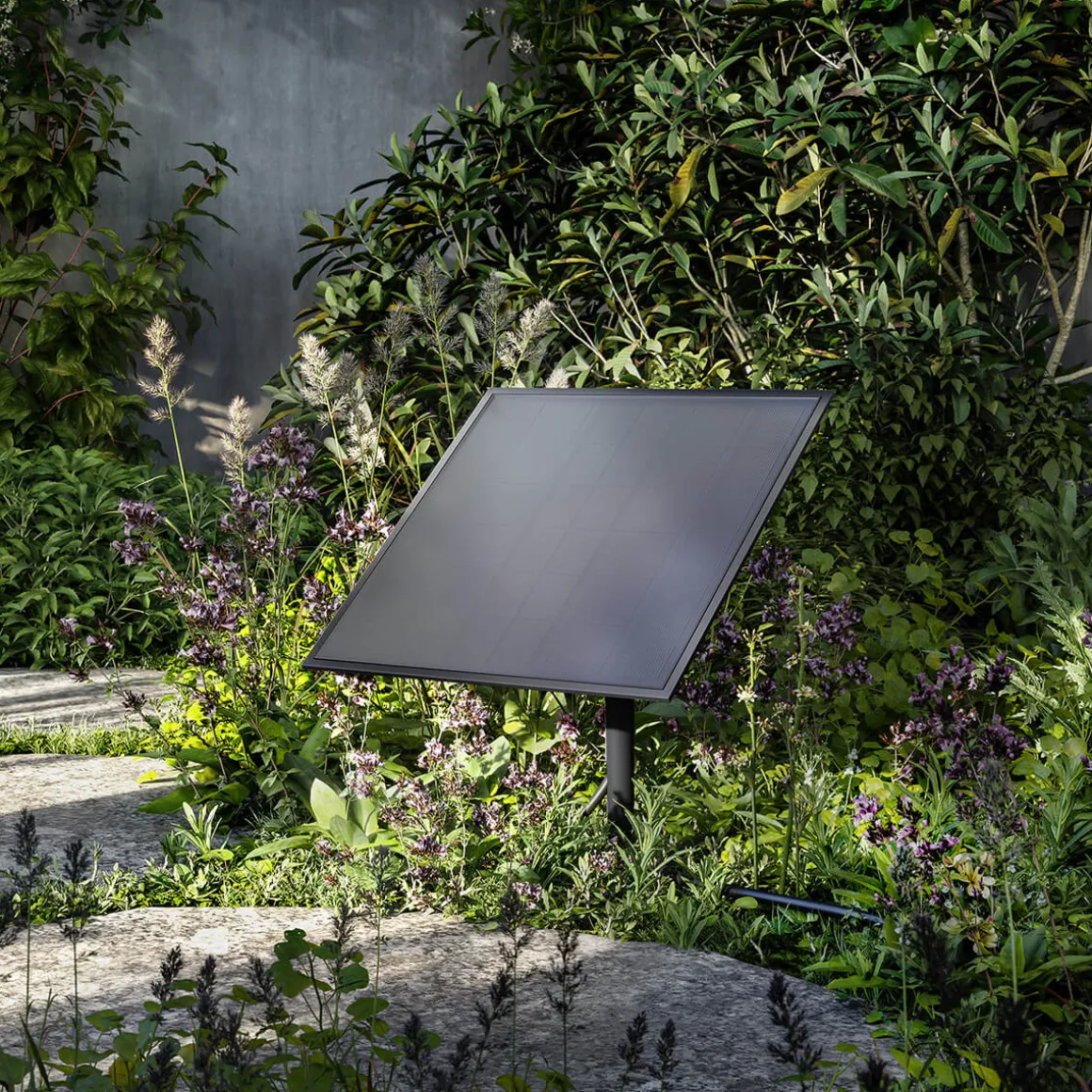 IP44.DE Reed solar join LED Solarleuchte inkl. Solar panel L und Verteiler