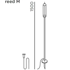 IP44.DE Reed solar join LED Solarleuchte mit Erdspieß