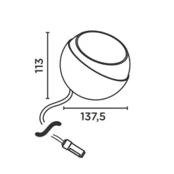IP44.DE Shot LED Bodenleuchte Connect