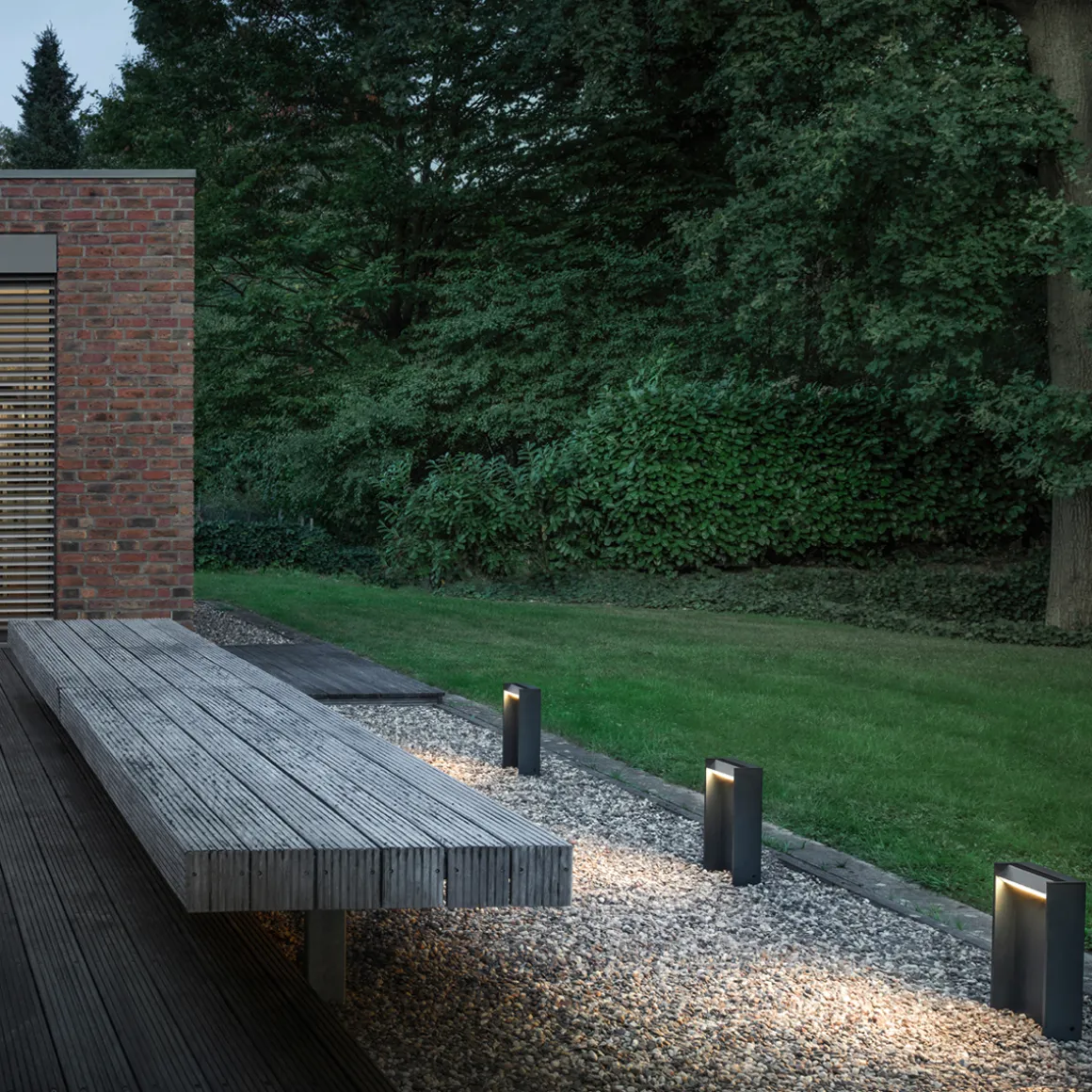 IP44.DE Slat 40 LED Pollerleuchte