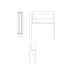 IP44.DE Slat Spike LED Bodenleuchte / Spießstrahler