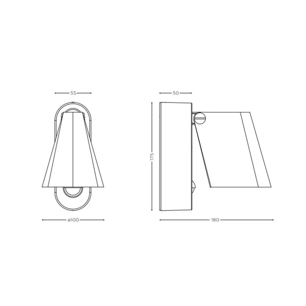 IP44.DE Stic Control LED Außenwandleuchte