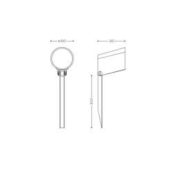 IP44.DE Stic Spike LED Bodenleuchte / Spießstrahler Connect
