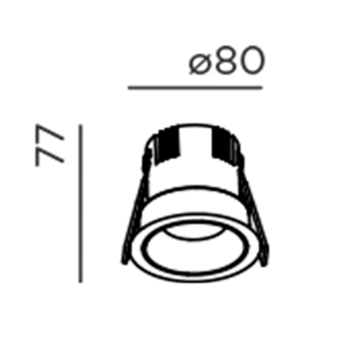 IP44.DE Suq.3 LED Deckeneinbauleuchte