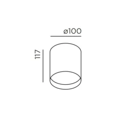 IP44.DE Up R LED Deckenleuchte