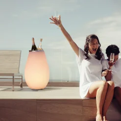 Joouls 2er Set The Joouly LED Akkuleuchte, Bluetooth Lautsprecher & Weinkühler