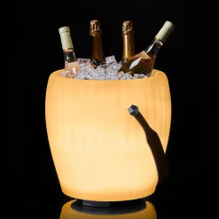 Joouls The Joouly Bowl L LED Akkuleuchte, Bluetooth Lautsprecher & Weinkühler