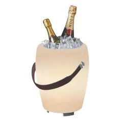 Joouls The Joouly Bowl M LED Akkuleuchte, Bluetooth Lautsprecher & Weinkühler