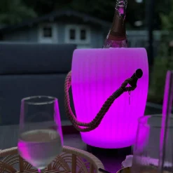 Joouls The Joouly Bowl M LED Akkuleuchte, Bluetooth Lautsprecher & Weinkühler