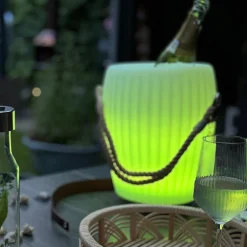 Joouls The Joouly Bowl M LED Akkuleuchte, Bluetooth Lautsprecher & Weinkühler