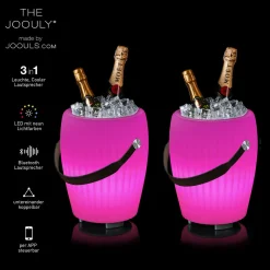 Joouls The Joouly Bowl M LED Akkuleuchte, Bluetooth Lautsprecher & Weinkühler