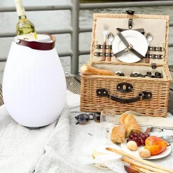 Joouls The Joouly LED Akkuleuchte, Bluetooth Lautsprecher & Weinkühler