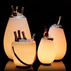 Joouls The Joouly LED Akkuleuchte, Bluetooth Lautsprecher & Weinkühler