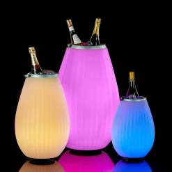 Joouls The Joouly LED Akkuleuchte, Bluetooth Lautsprecher & Weinkühler