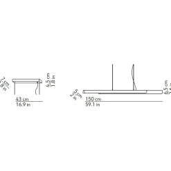 Kdln Dala Linear LED Pendelleuchte