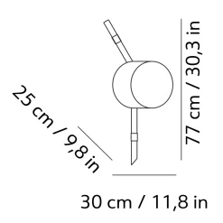 Kdln Floed Wand- / Deckenleuchte