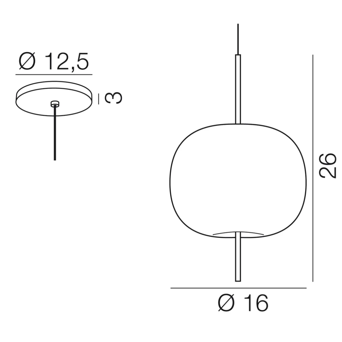 Kdln Kushi 16 Pendelleuchte