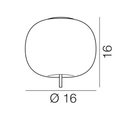 Kdln Kushi 16 Wand- / Deckenleuchte