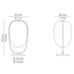Kdln Lanná Tischleuchte