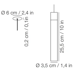 Kdln Minimal LED Pendelleuchte