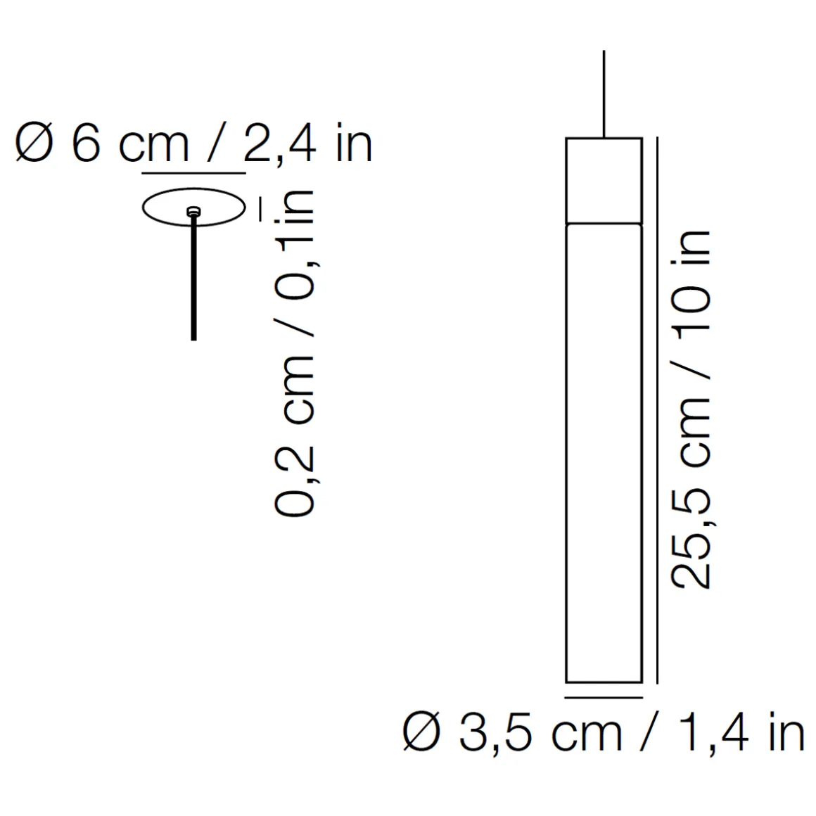 Kdln Minimal LED Pendelleuchte