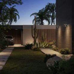 Klewe Keope Wall LED Akku-Solarleuchte