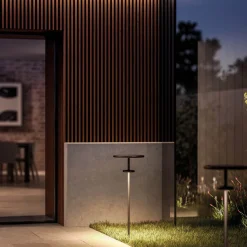 Klewe Planet B LED Akku-Solarleuchte mit Mast