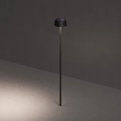 Klewe Sundress LED Akku-Solarleuchte mit Mast