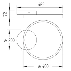 Knapstein Anel-40 LED Deckenleuchte
