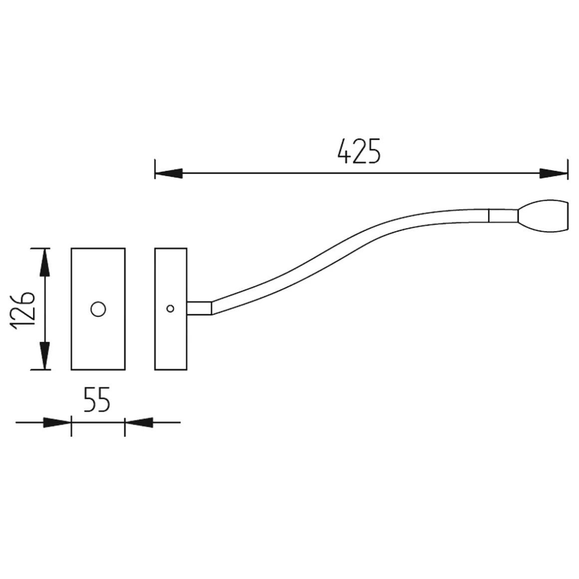 Knapstein Asta LED Wandleuchte