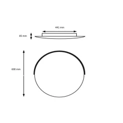 Knapstein Astra-60 LED Wand- / Deckenleuchte