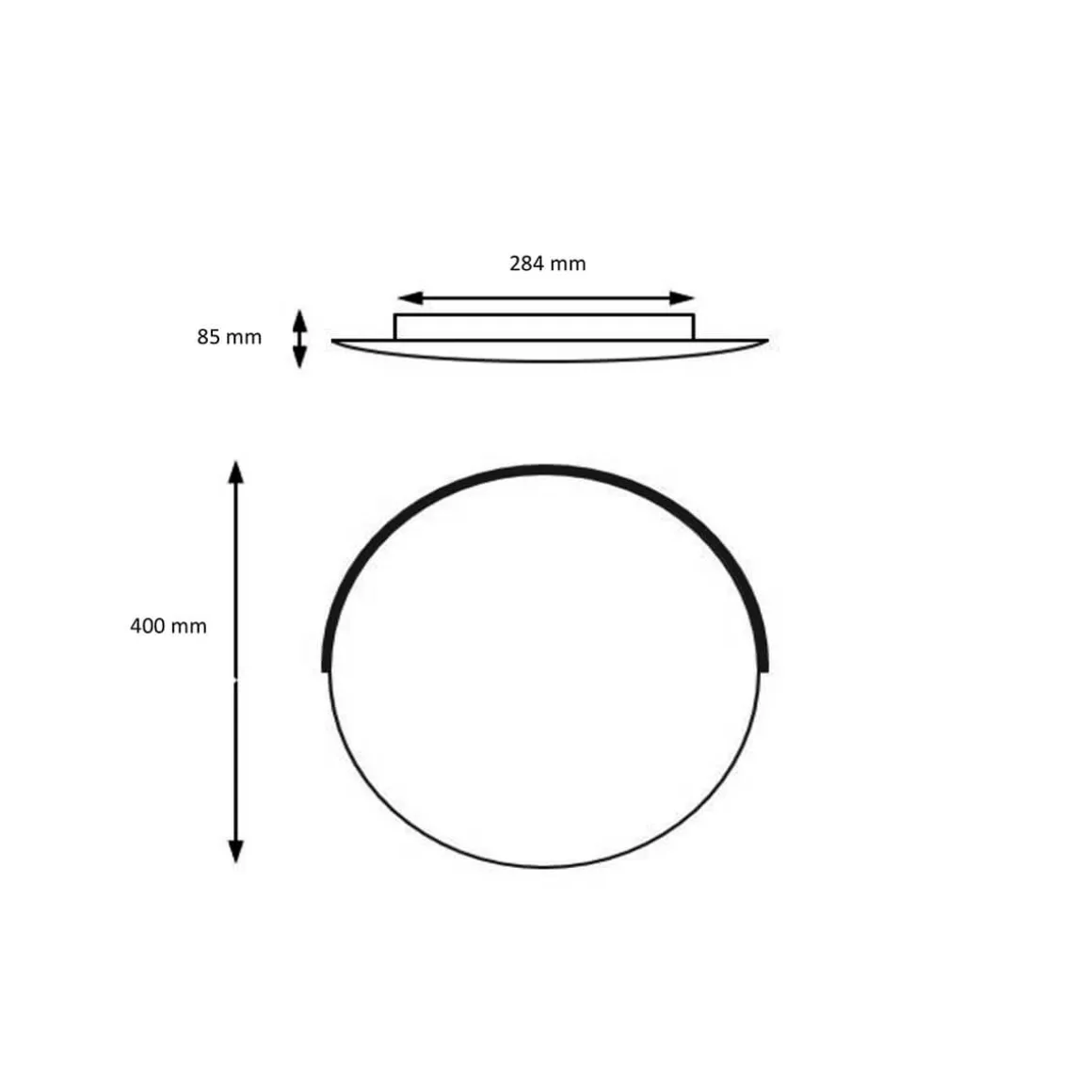 Knapstein Astra-40 LED Wand- / Deckenleuchte
